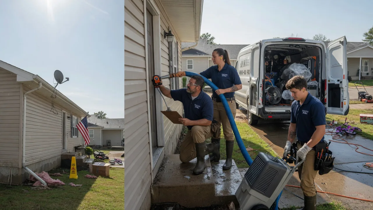 Ceiling Water Damage Restoration in Macksville, KS near me